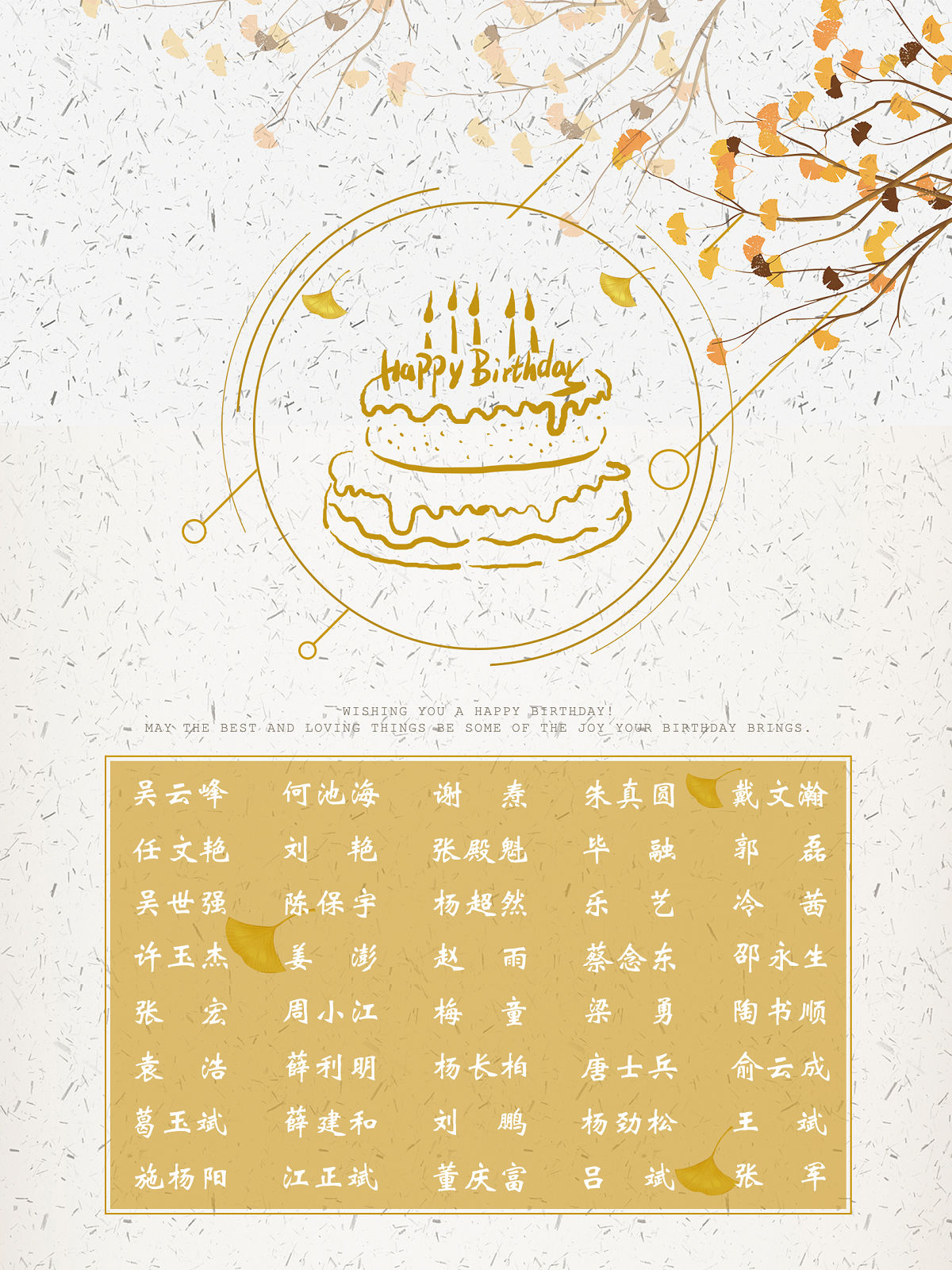 【生日祝福】恭祝9月生日的員工生日快樂！